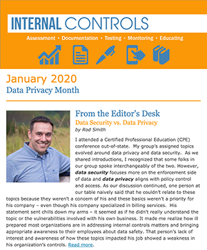 Internal Controls Newsletter
